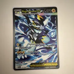 Mega Zeraora EX 114/084 Pitch Black Full Art Holo Ultra Rare English Pokemon TCG - Image 1