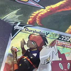 Pokemon TCG Duraludon V Evolving Skies Ultra Rare Single Strike Holo 198/203 - Image 2