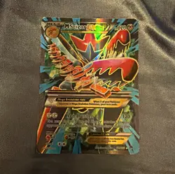 Pokemon TCG M Scizor EX 77/122 BREAKpoint Full Art Holo Ultra Rare English - Image 1