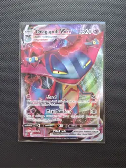 Pokemon TCG Dragapult VMAX 093/192 Rebel Clash Ultra Rare Holo Card Near Mint - Image 1