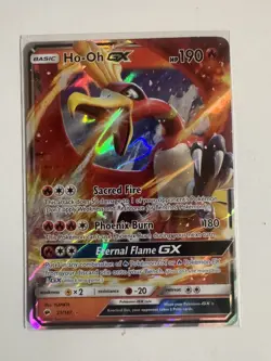 Pokemon TCG HO-OH GX Burning Shadows 21/147 Holo Ultra Rare - Image 1