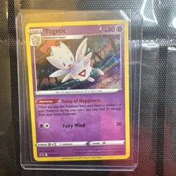 Pokemon TCG Holo Ultra Rare Togetic Black Star Promo SWSH276 Mint Condition - Image 1