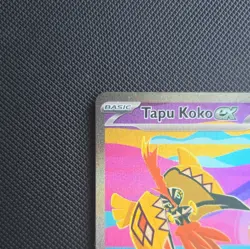 Pokemon TCG Tapu Koko ex 247/182 SV04 Paradox Rift Ultra Rare Holo FA EN - Image 2