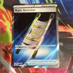 Pokemon TCG Night Stretcher 173/132 Holo Full Art Ultra Rare Eng Trainer-Item - Image 1