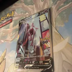 Pokemon TCG Mewtwo v Alt Art Holo Ultra Rare Card Pokemon Go 072/078 - Image 3