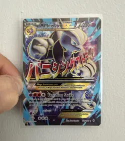 Pokemon TCG M Mewtwo EX 159/162 BREAKthrough Ultra Rare Full Art Holo 2015 - Image 1