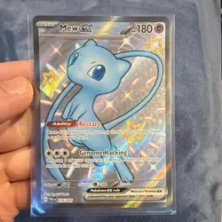 Pokemon TCG Mew ex 216/091 SV Paldean Fates Shiny Ultra Rare Full Art Holo - Image 2