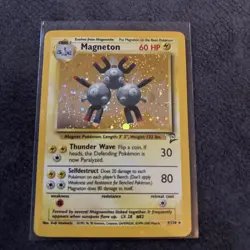 Magneton Base Set 2 Holo Rare 9/130 Pokemon WOTC Vintage - Image 1