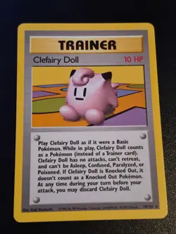Clefairy Doll 70/102 Rare Base Set Unlimited Pokemon NM - Image 1