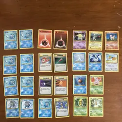 Base Set x26 Cards Job Lot Bundle Unlimited WOTC Pokemon TCG - Image 1
