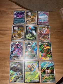 Pokemon Card Illustration Rare Lot – 12 Card Bundle (Inc. Duplicates!) - Image 1