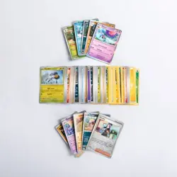 100 Pokemon Cards Bundle Job Lot No Duplicates Mixed Bulk Rare Reverse Holo - Image 1