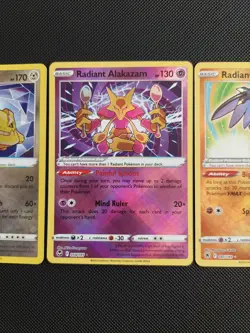 Pokemon TCG Lot Radiant Alakazam Steelix & Hawalacha Bundle. Near Mint All - Image 3