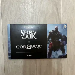 Magic the Gathering: Secret Lair x God of War: Norse (Non-Foil) - Image 1