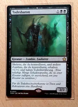 Mtg Magic: Todesbaron, Death Baron, DEUTSCH, Zombie Lord - Image 1