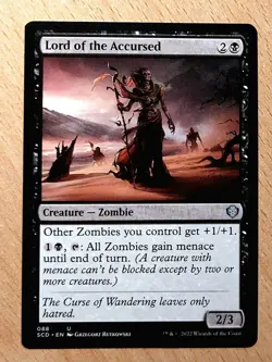 MTG Magic: Furstin der Verfluchten, Lord of the Accursed, English, Zombie Lord - Image 1