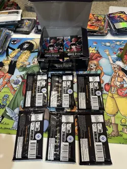 6X Booster Packs OP-09 Emperors in the New World - English One Piece Card Game A - Image 2