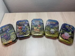 Pokemon Ascended Heroes Mini Tins - Complete Art Set Sealed - Lot of 5 Brand New - Image 1