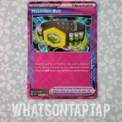 Pokemon Card Maximum Belt 154/162 Ace Spec Scarlet Violet Temporal Forces LP - Image 1