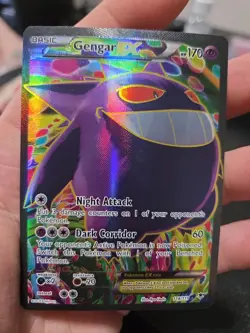 Pokemon TCG Gengar-EX Phantom Forces 114/119 Holo Full Art - Image 2