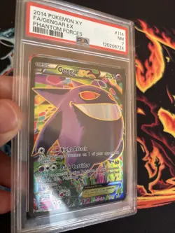 Pokemon TCG Gengar-EX Phantom Forces 114/119 Holo Full Art Ultra Rare Psa 7 - Image 3