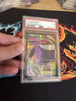 Pokemon TCG Gengar-EX Phantom Forces 114/119 Holo Full Art Ultra Rare Psa 7 - Image 4