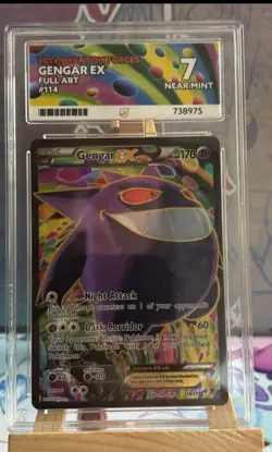 Pokemon TCG Gengar EX Phantom Forces 114/119 Holo Full Art Ultra Rare - Image 1