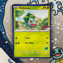 Bulbasaur Blue Border (Pokeball Version) My First Battle Promo Pokemon Card NM - Image 1
