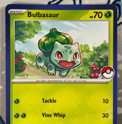 Bulbasaur Blue Border (Pokeball Version) My First Battle Promo Pokemon Card NM - Image 2