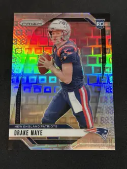 2024 Panini Prizm Drake Maye Pandora /400 Rookie RC #329 - Image 1