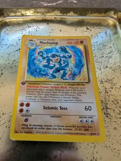 Pokemon TCG Machamp Base Set 8/102 Holo 1st Edition Holo Rare - Image 3