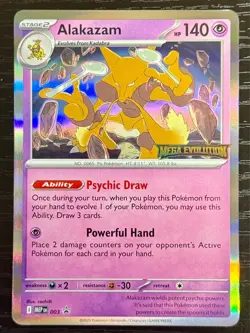 Alakazam 003 [Stamped] MEP: Mega Evolutions Promo English Pokemon Card NM - Image 1