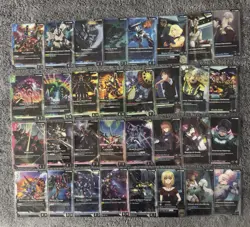 Gundam GD01 Newtype Rising. Complete Rare (R) Cards. Mint Condition. English. - Image 1