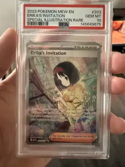 2023 Pokemon SV 151 Erika's Invitation Special Illustration Rare #203/165 PSA 10 - Image 1