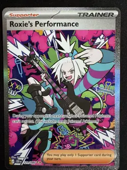 Roxie's Performance 121/086 SIR Chaos Rising Pokemon TCG NM - Image 1