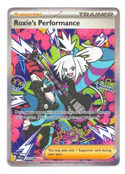 Roxie's Performance 121/086 SIR Chaos Rising Pokemon TCG NM - Image 1