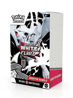 Pokemon TCG Scarlet & Violet White Flare Booster Bundle - 6 Sealed Booster Packs - Image 1