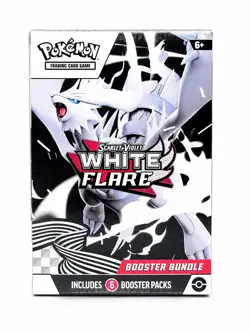 Pokemon TCG Scarlet & Violet White Flare Booster Bundle - 6 Sealed Booster Packs - Image 2