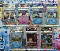 Pokemon TCG Mixed Bundle of Japanese Ace 10 Graded Cards All - Image 1