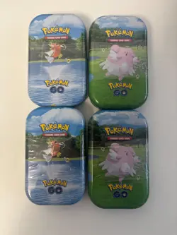 Pokemon TCG Pokemon Go Mini Tins x4 New and Factory Sealed - Image 1