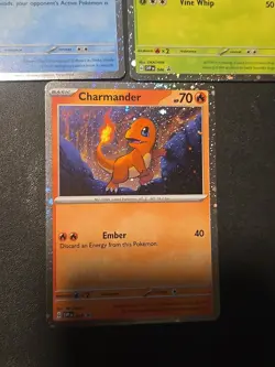 Bulbasaur Charmander Squirtle Pokemon Cards Cosmos Promo Set 046 047 048 NM 151 - Image 3