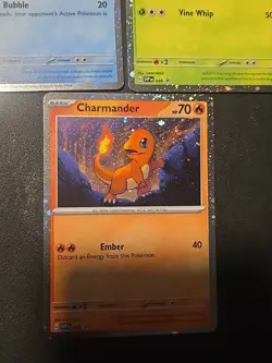 Bulbasaur Charmander Squirtle Pokemon Cards Cosmos Promo Set 046 047 048 NM 151 - Image 4