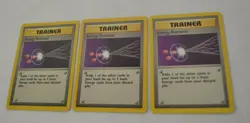 1999 POKEMON TRAINERS ENERGY RETRIEVAL 81/102 LOT OF THREE CARDS - Image 1