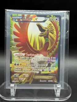 Pokemon TCG Ho-Oh EX Full Art Ultra Holo Rare Card 121/122 XY Breakpoint 2016 - Image 5