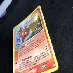 Blaziken 5/108 Reverse Holo Pokemon EX Power Keepers 2007 Vintage Stamped LP - Image 2
