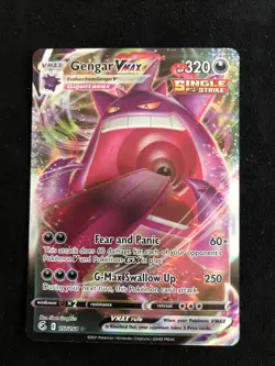 Pokemon TCG Gengar VMAX 157/264 Ultra Rare Fusion Strike near mint - Image 1