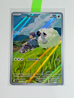 Pokemon Hop's Wooloo Illustration Rare Sv09 Journey Together Holo 170/159 70HP - Image 2