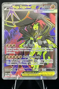 Pokemon TCG Mega Zygarde EX POR Full Art Rare 104/088 - Image 1