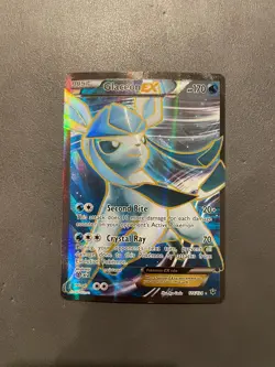 Glaceon EX FULL ART ULTRA RARE 116/124 Pokemon XY Fates Collide TCG Holo 2016 - Image 1