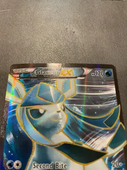 Glaceon EX FULL ART ULTRA RARE 116/124 Pokemon XY Fates Collide TCG Holo 2016 - Image 2